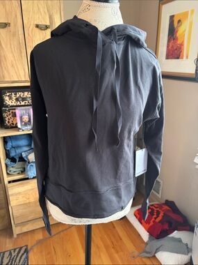 Black Nancy Rose Ruby Hooded Sweatshirt - XS